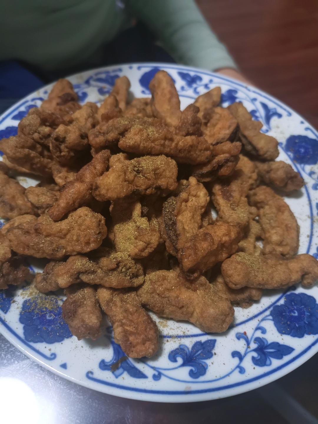 堪比烧烤的炸香菇