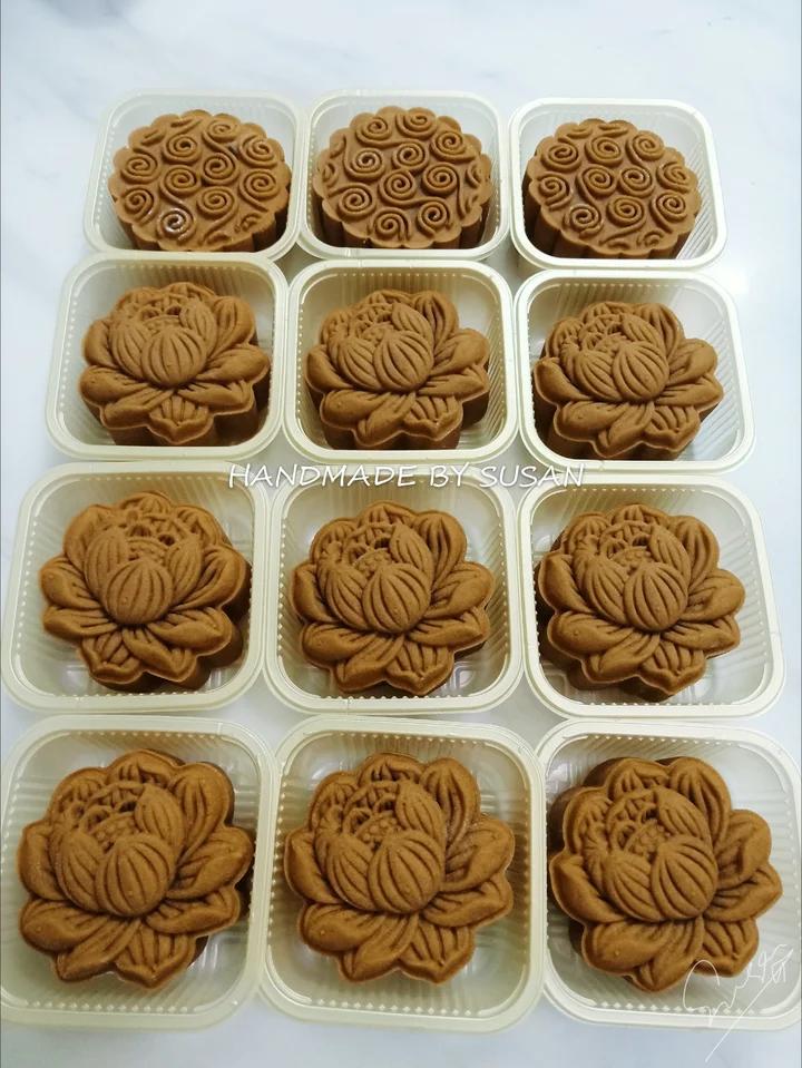 广式黑糖月饼(高级哑光质感隔夜回油)