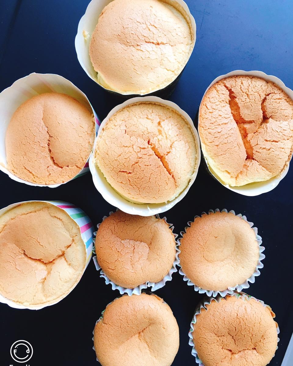 北海道纸杯蛋糕|不爆面不塌腰不皱皮