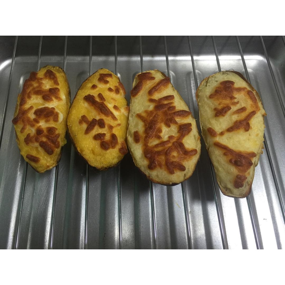 芝士奶油焗红薯