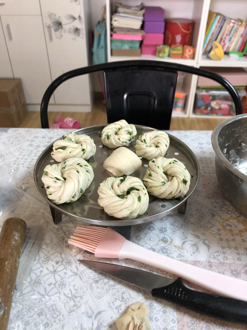 💯学会可摆摊㊙️葱花卷的另外两种造型做法