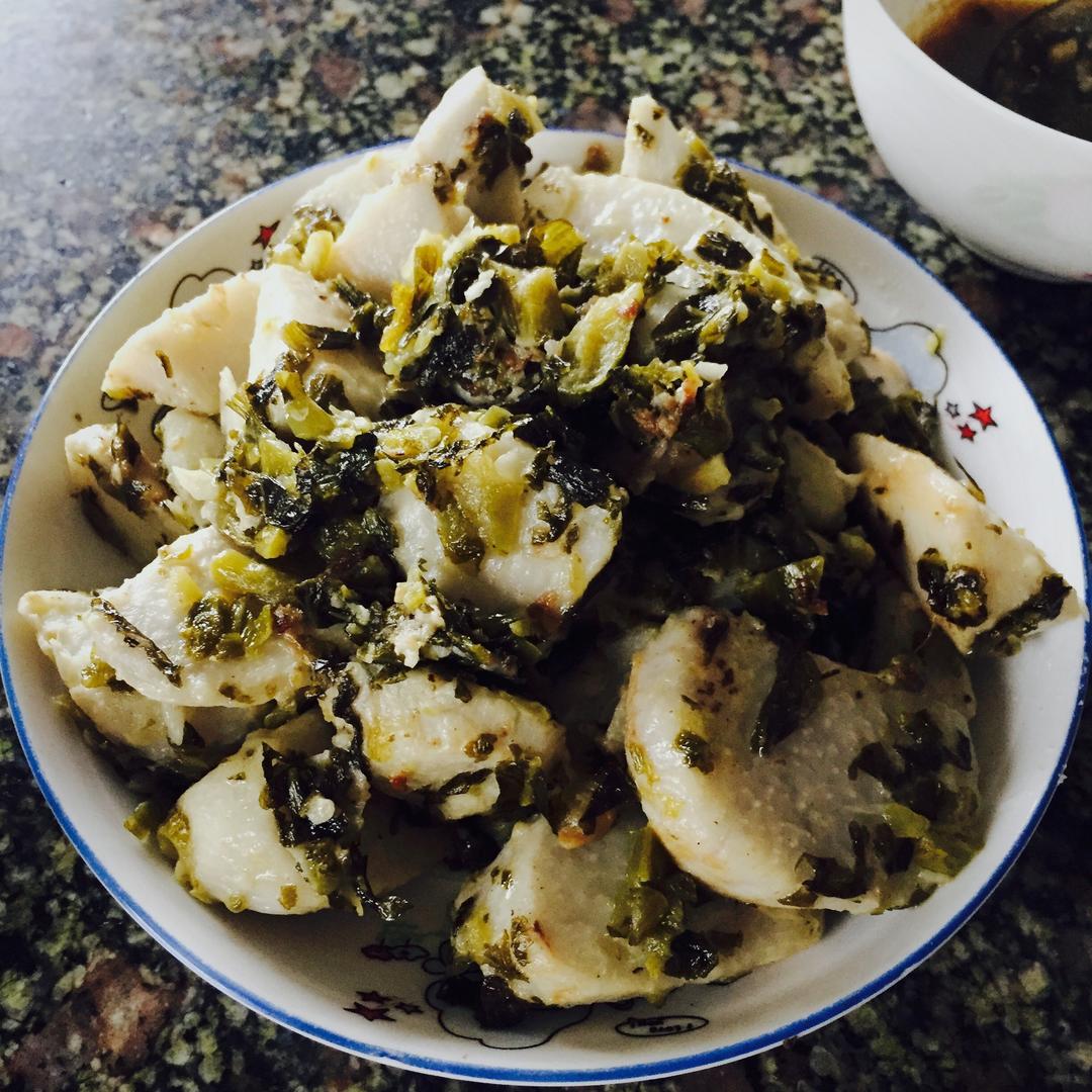 雪菜芋艿的做法