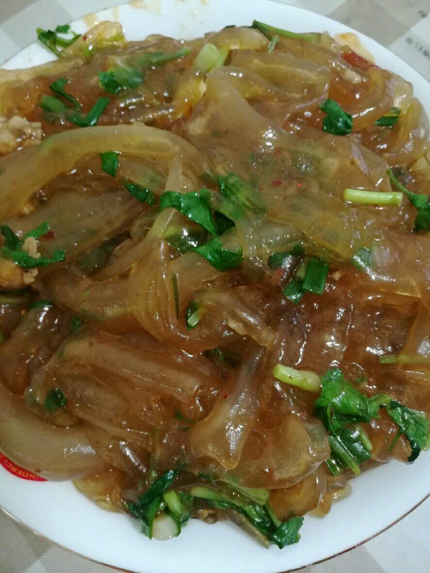 自制拉皮(土豆淀粉或红薯淀粉）