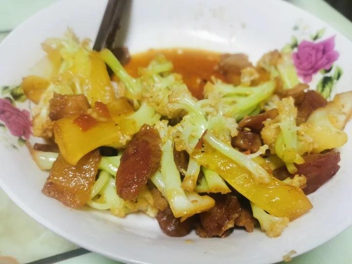 和饭店一个味道的干锅花菜