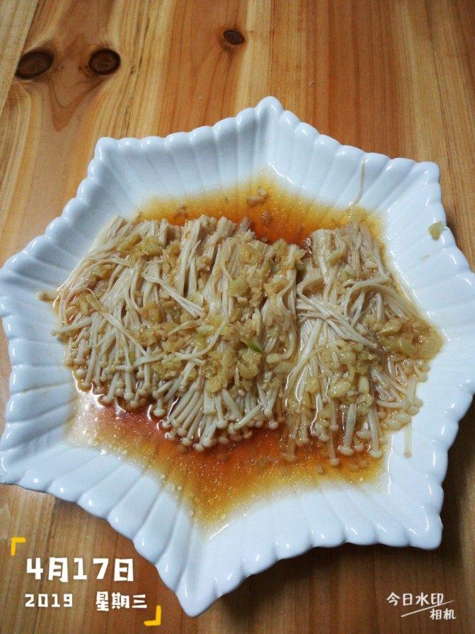 蒜蓉蒸金针菇