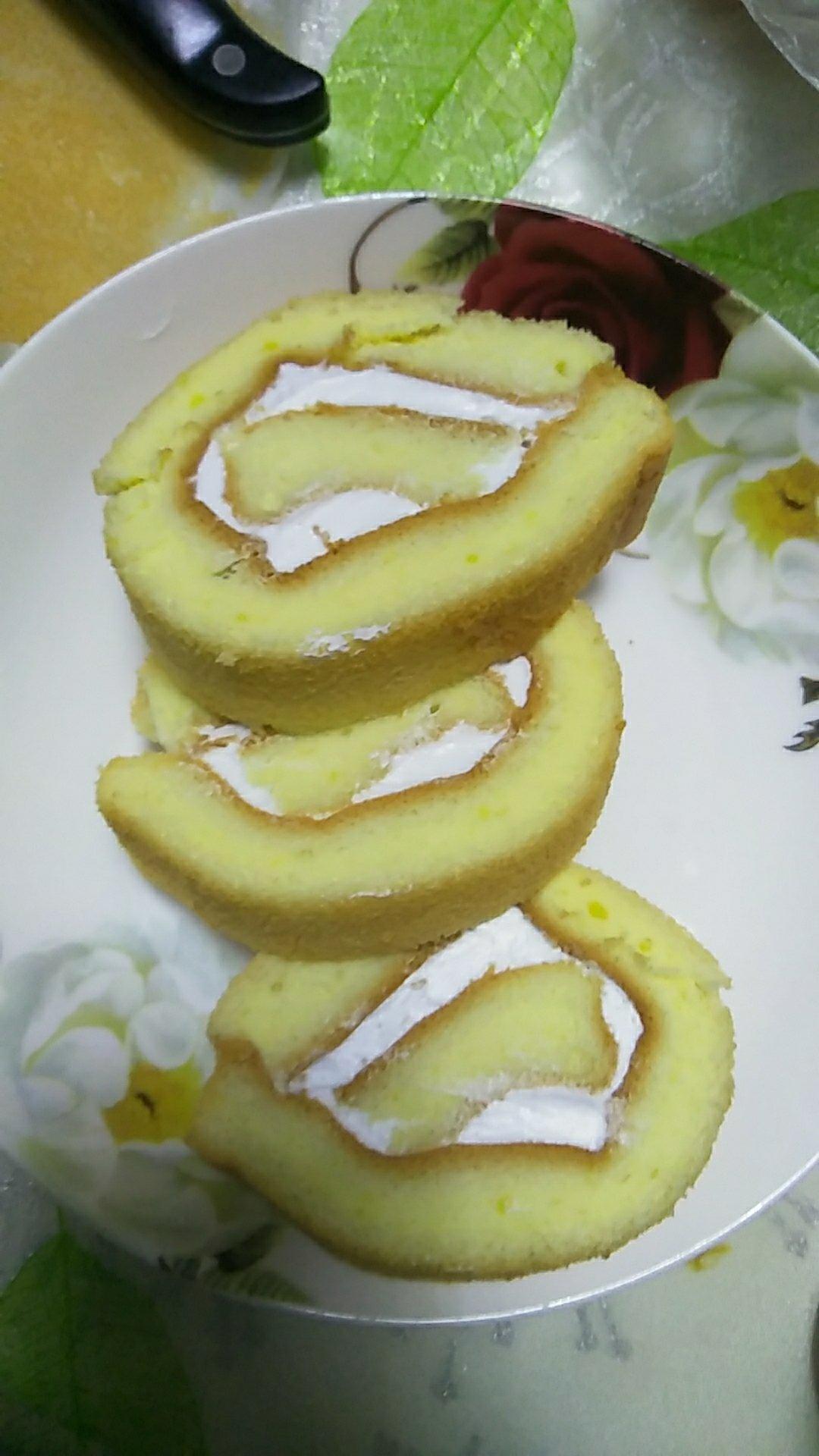 春天色 虎皮蛋糕卷.戚风蛋糕卷 by pink-rabbit