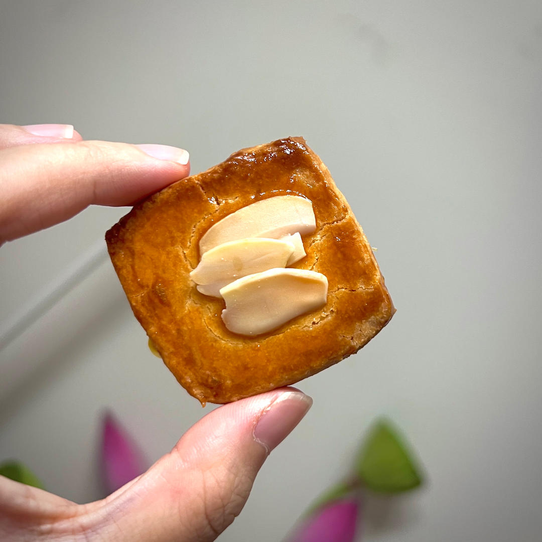 【独家配方】低油低糖的杏仁奶酪曲奇