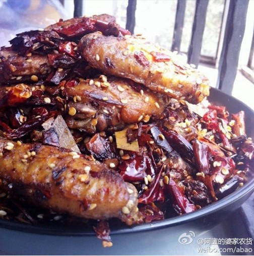 香辣炸鸡翅