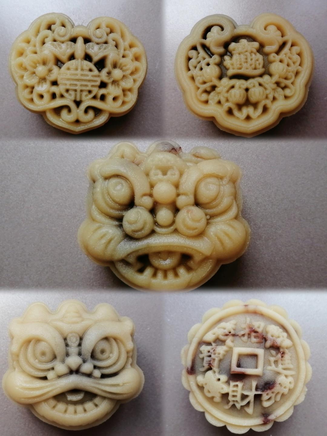 广式月饼－－蛋黄豆沙月饼