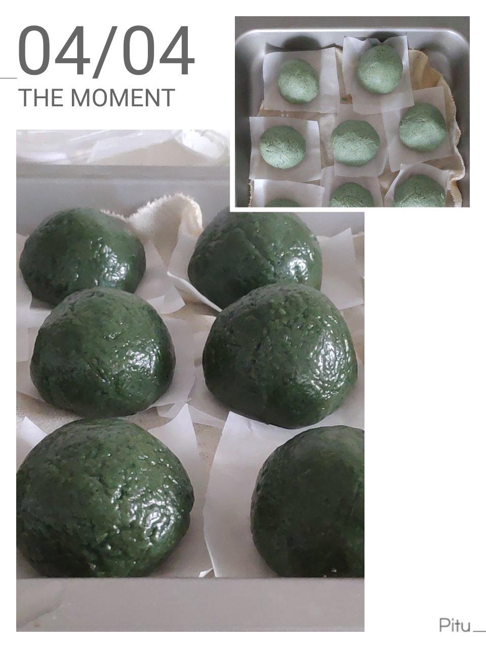 青团——客家艾糍花生芝麻流沙馅