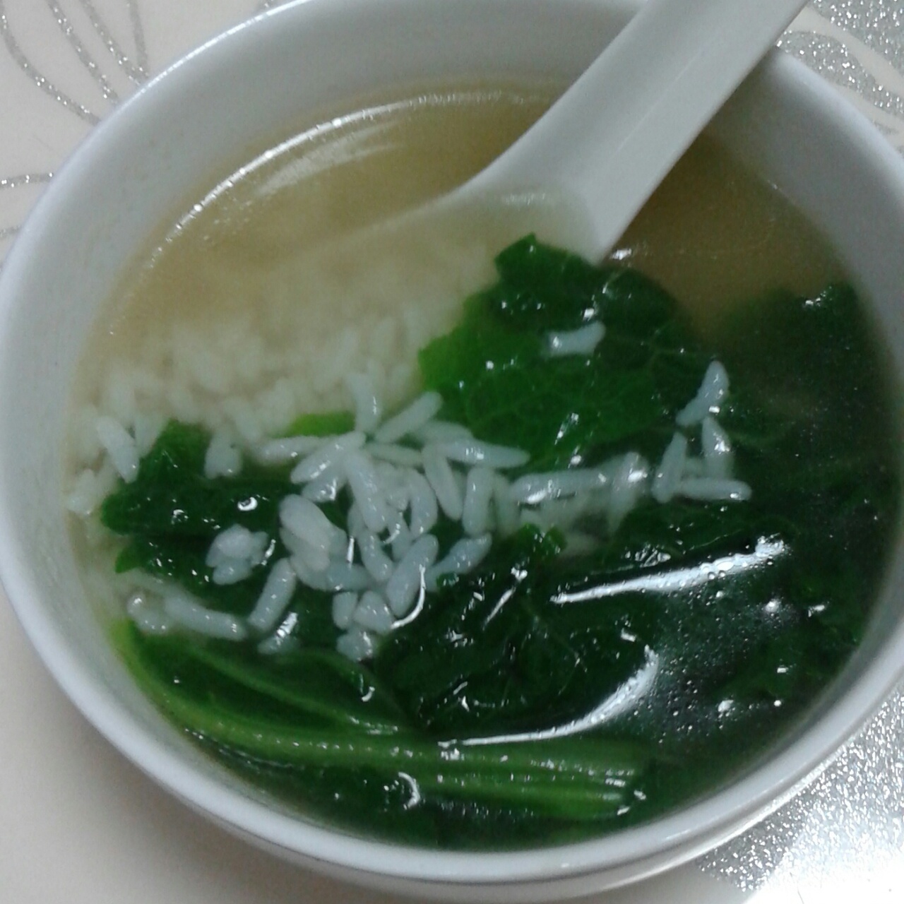 雪_ovmf做的青菜汤