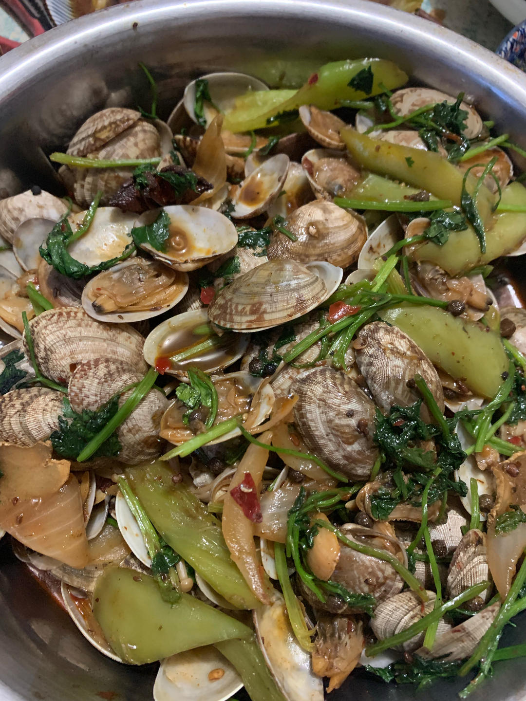 辣炒花蛤