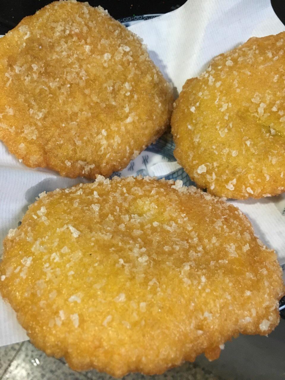 简单的自制红豆馅南瓜饼