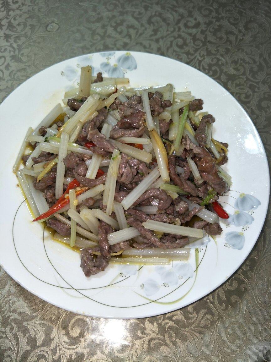 芹菜炒牛肉