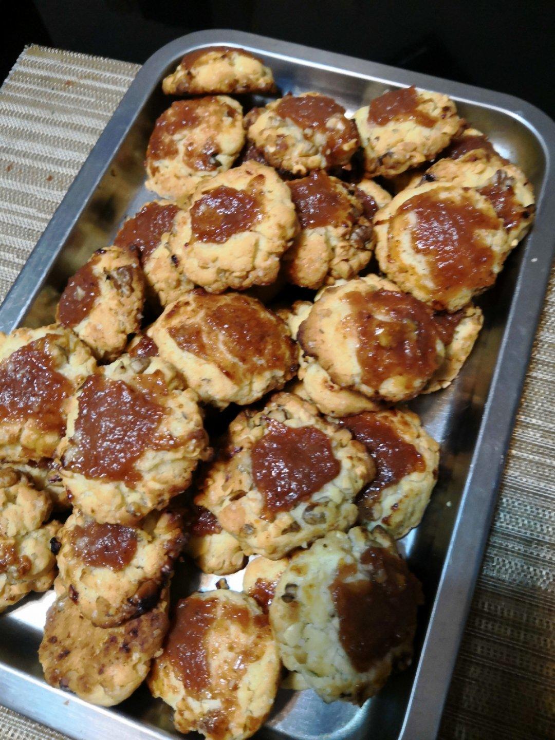 香！甜！酥！松！爽口开胃山楂果酱曲奇饼