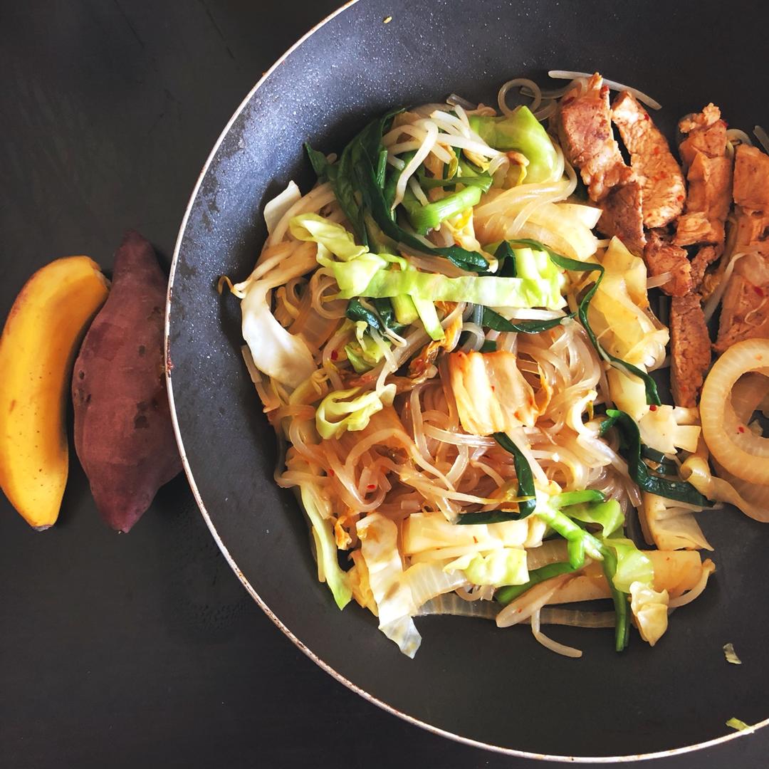 韩式杂菜粉丝速成版