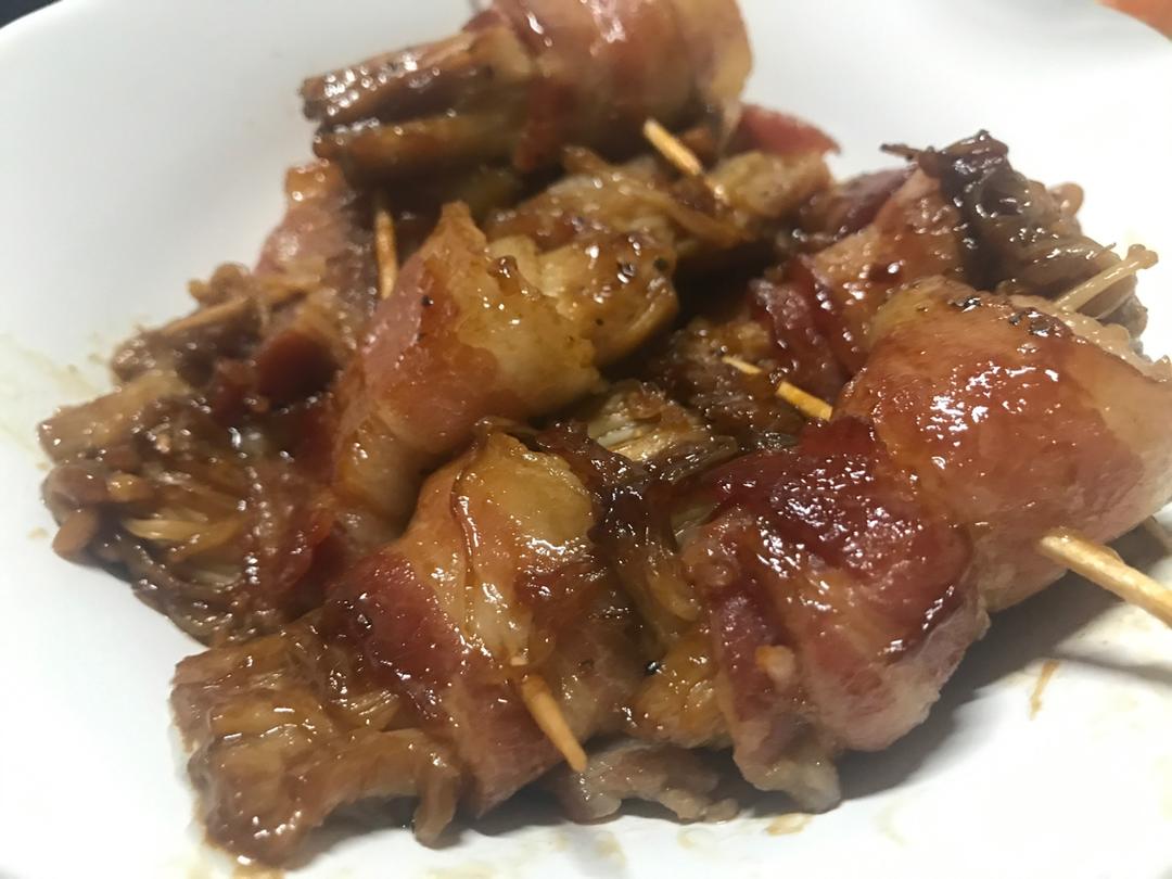 金针菇培根卷