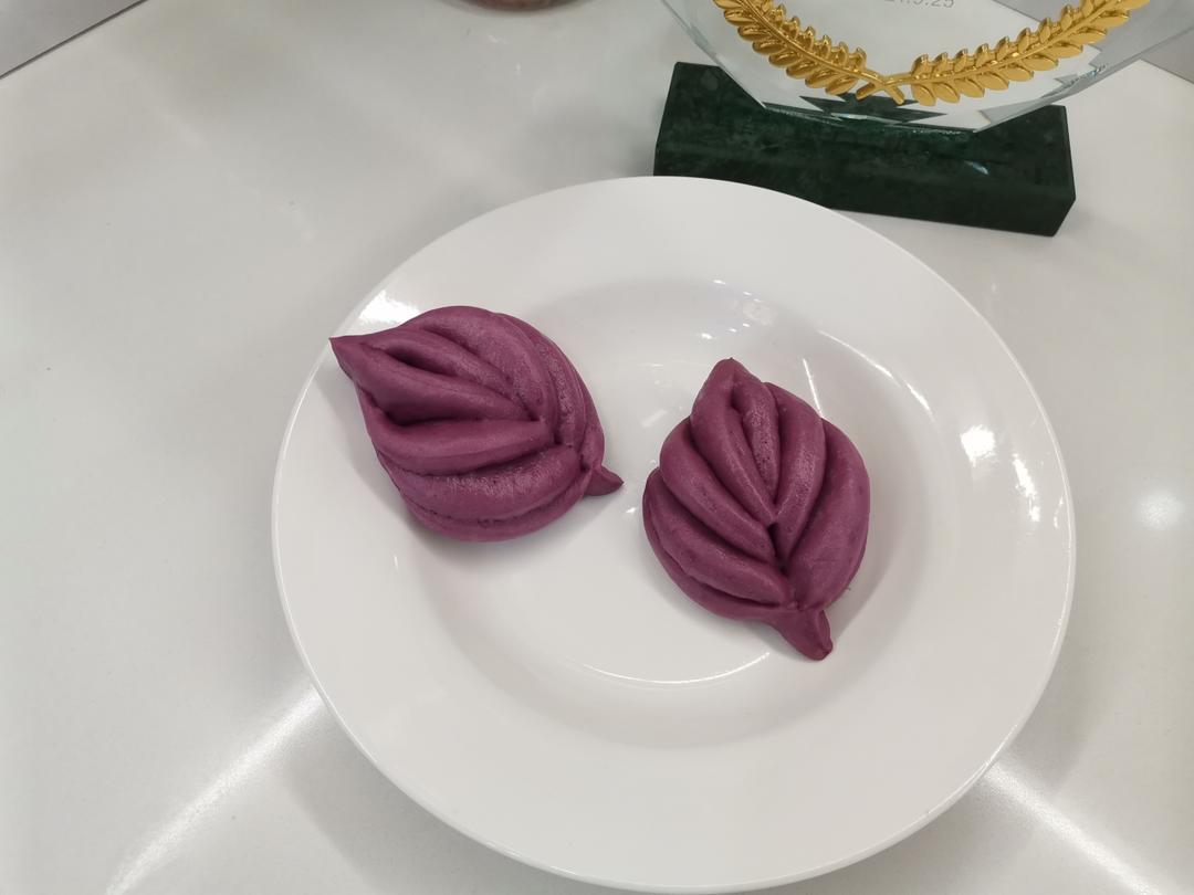 树叶花卷