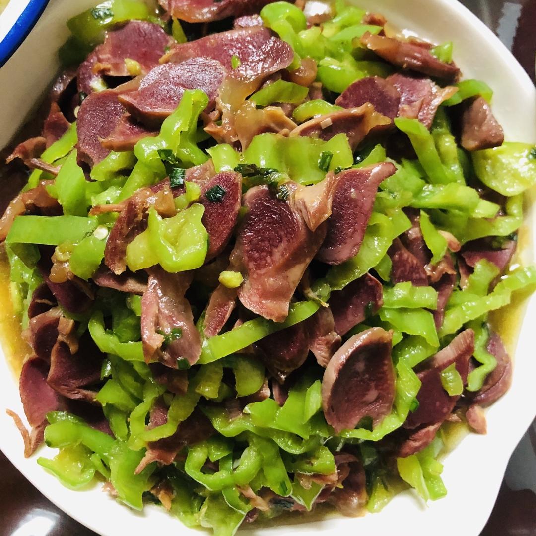 爆炒孜然鸡胗