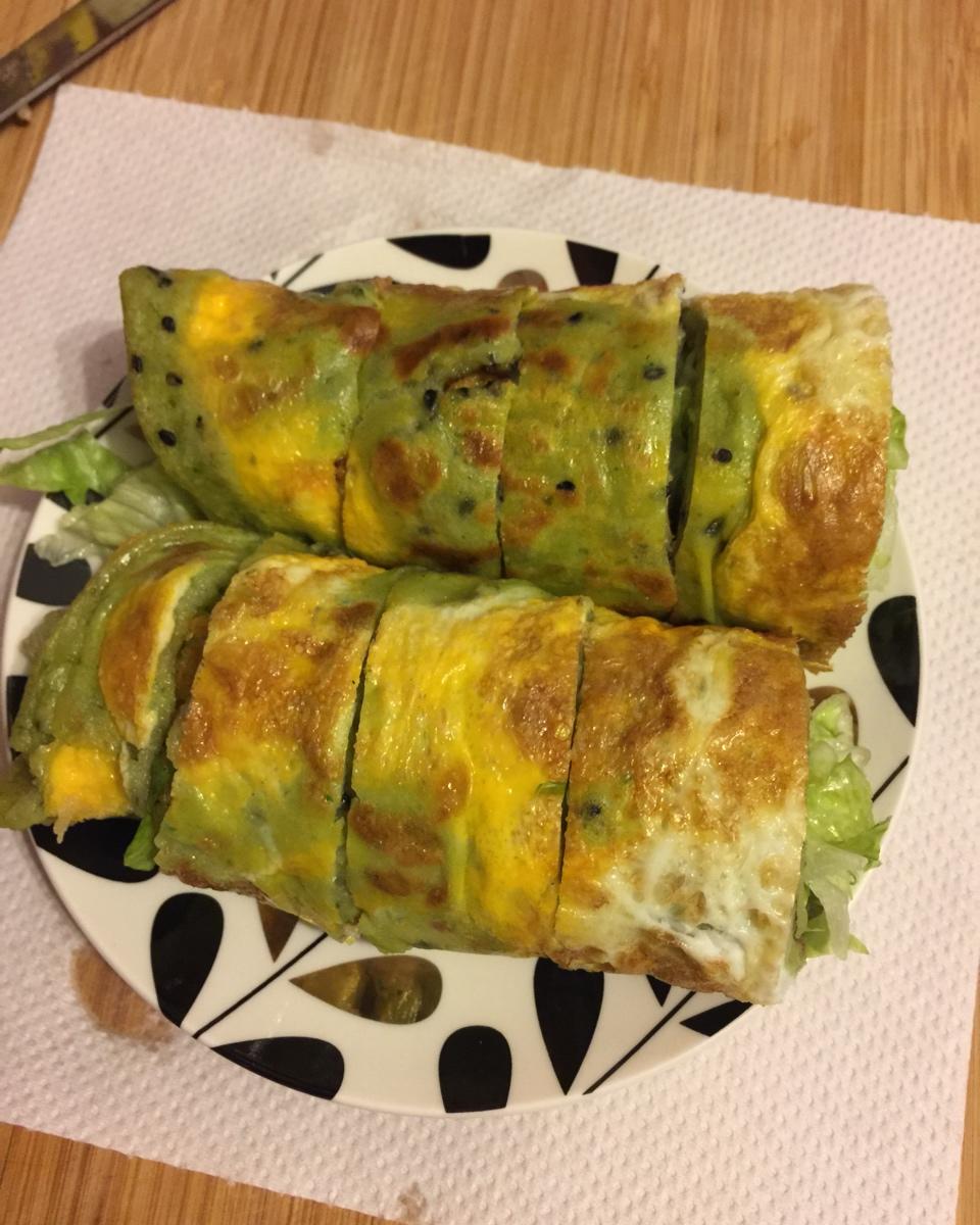 早餐黄瓜鸡蛋饼