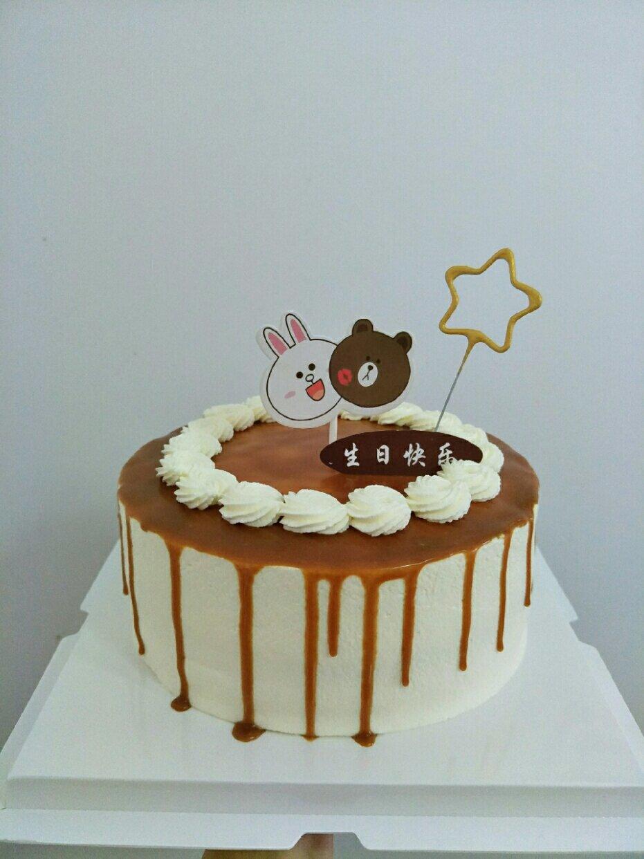 绝配焦糖咖啡奶油蛋糕（6寸）