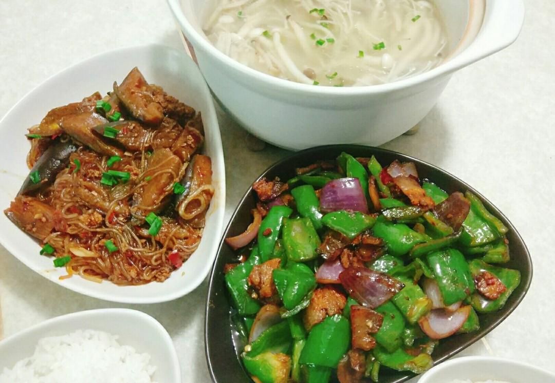 肉末茄子粉丝煲