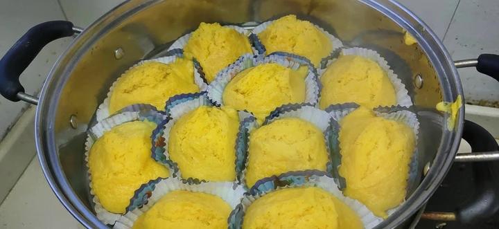 黄金发糕（南瓜小松糕）