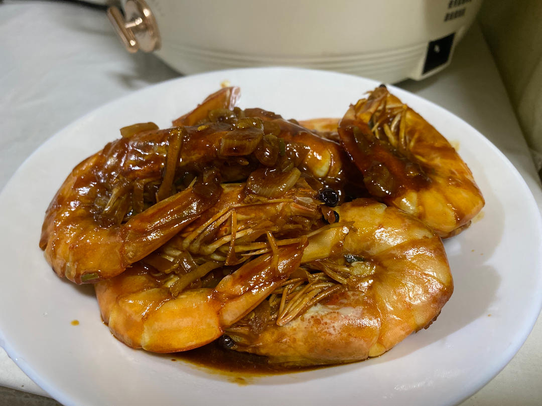 家庭版油焖大虾