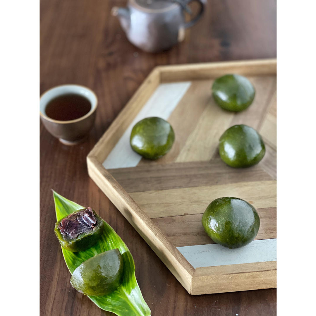 百吃不厌的豆沙青团 x 博世破壁机/博世打蛋器