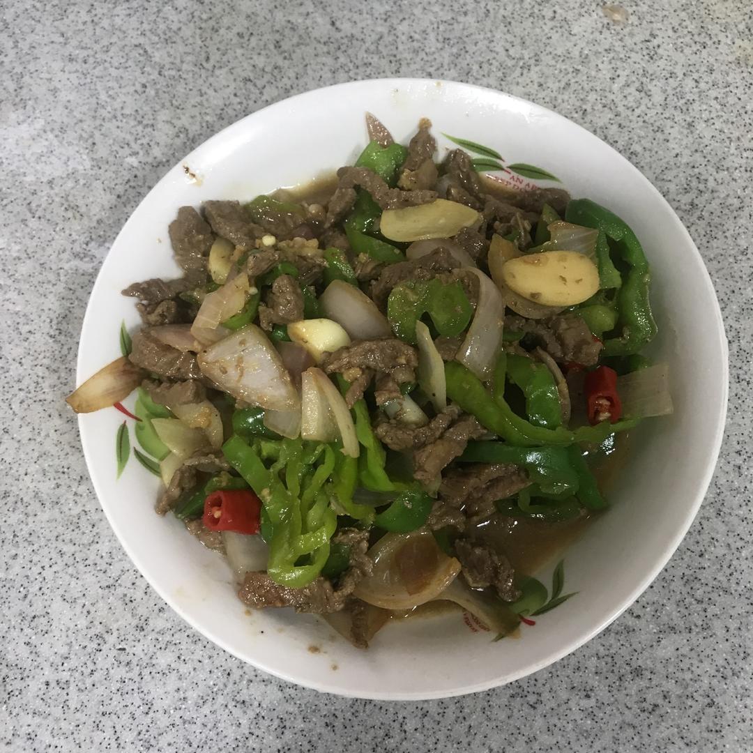 青椒牛肉