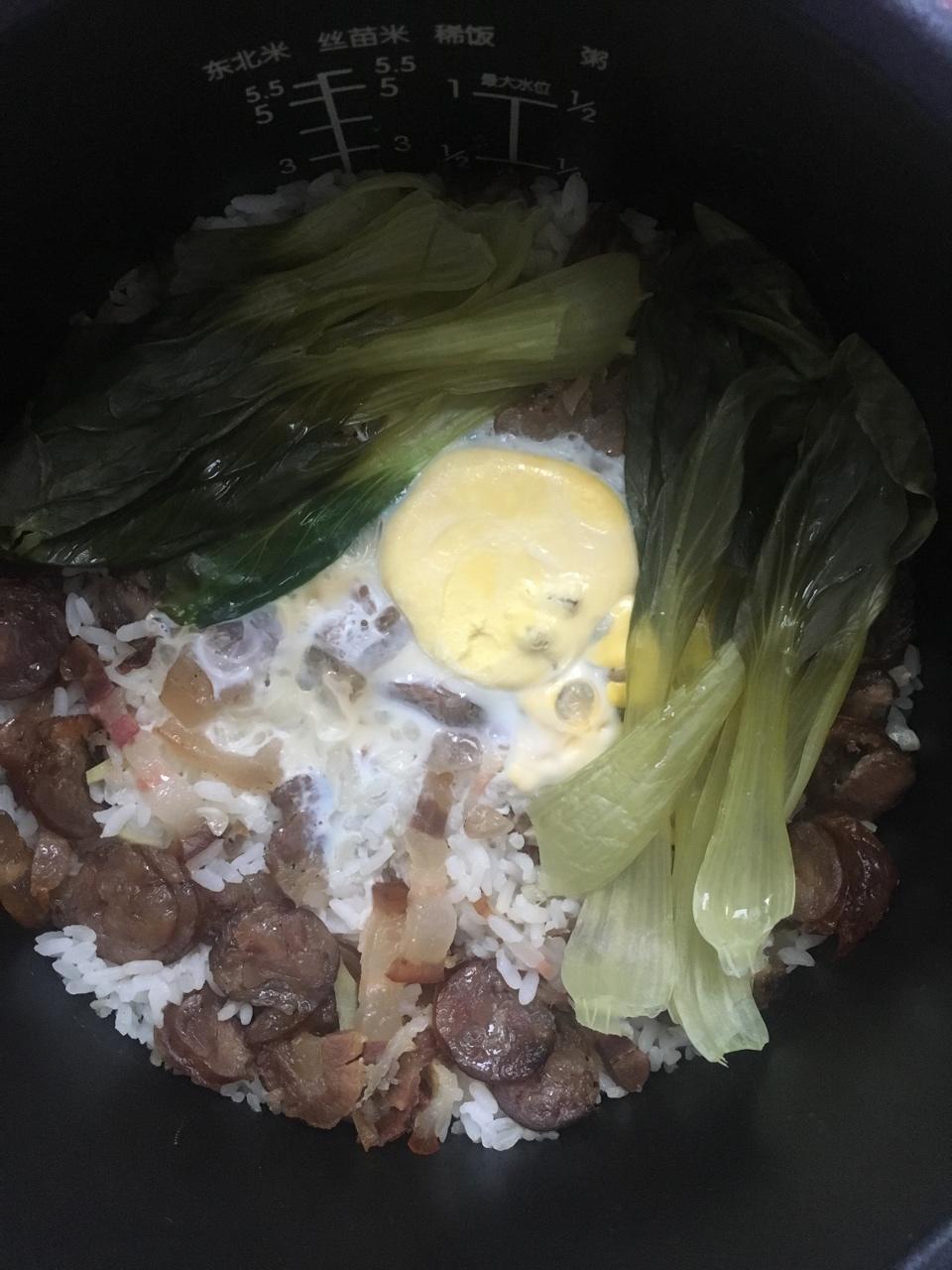 腊味煲仔饭（电饭煲版）