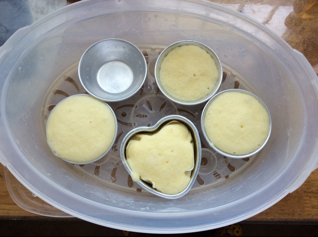 海苔肉松蒸蛋糕