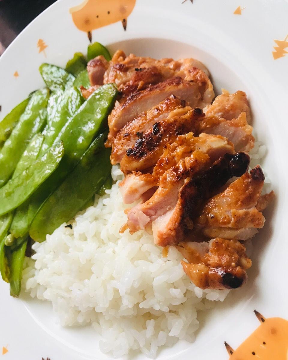 照烧鸡腿饭