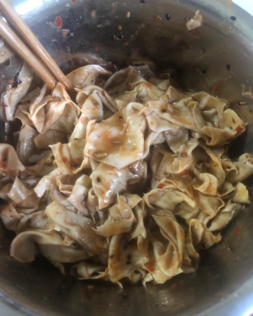 老式拌豆皮（小时候的味道）