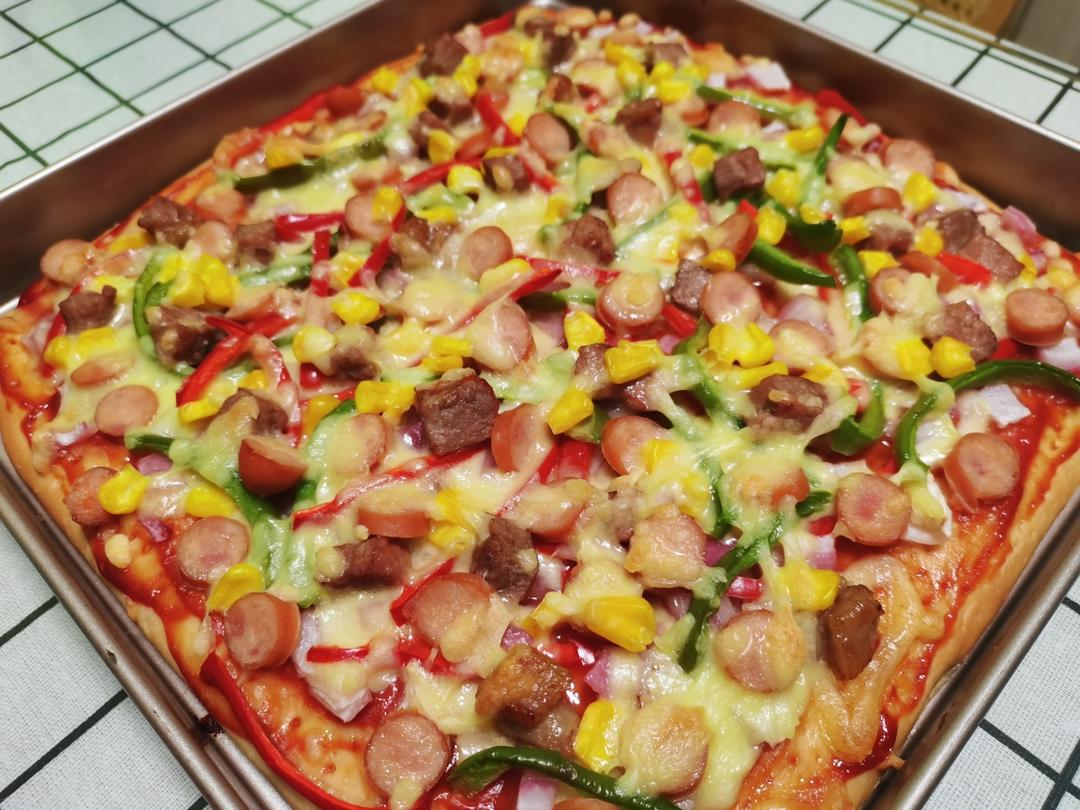 11寸方盘披萨！一次性满足！