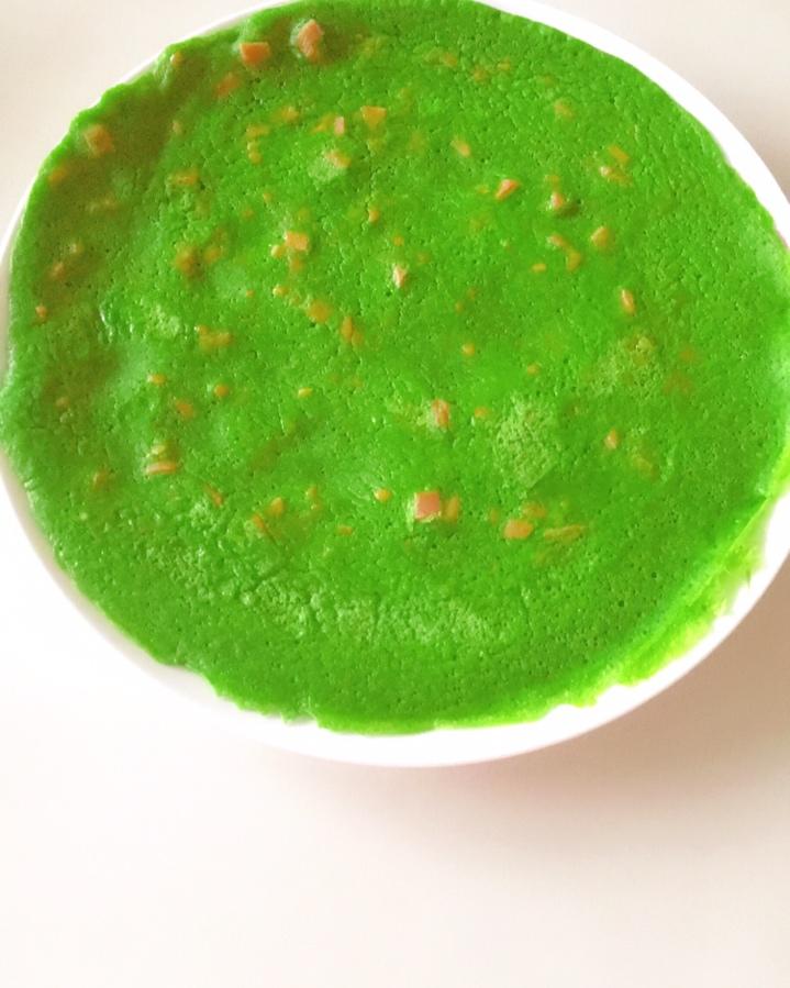 菠菜蛋饼  宝宝健康食谱