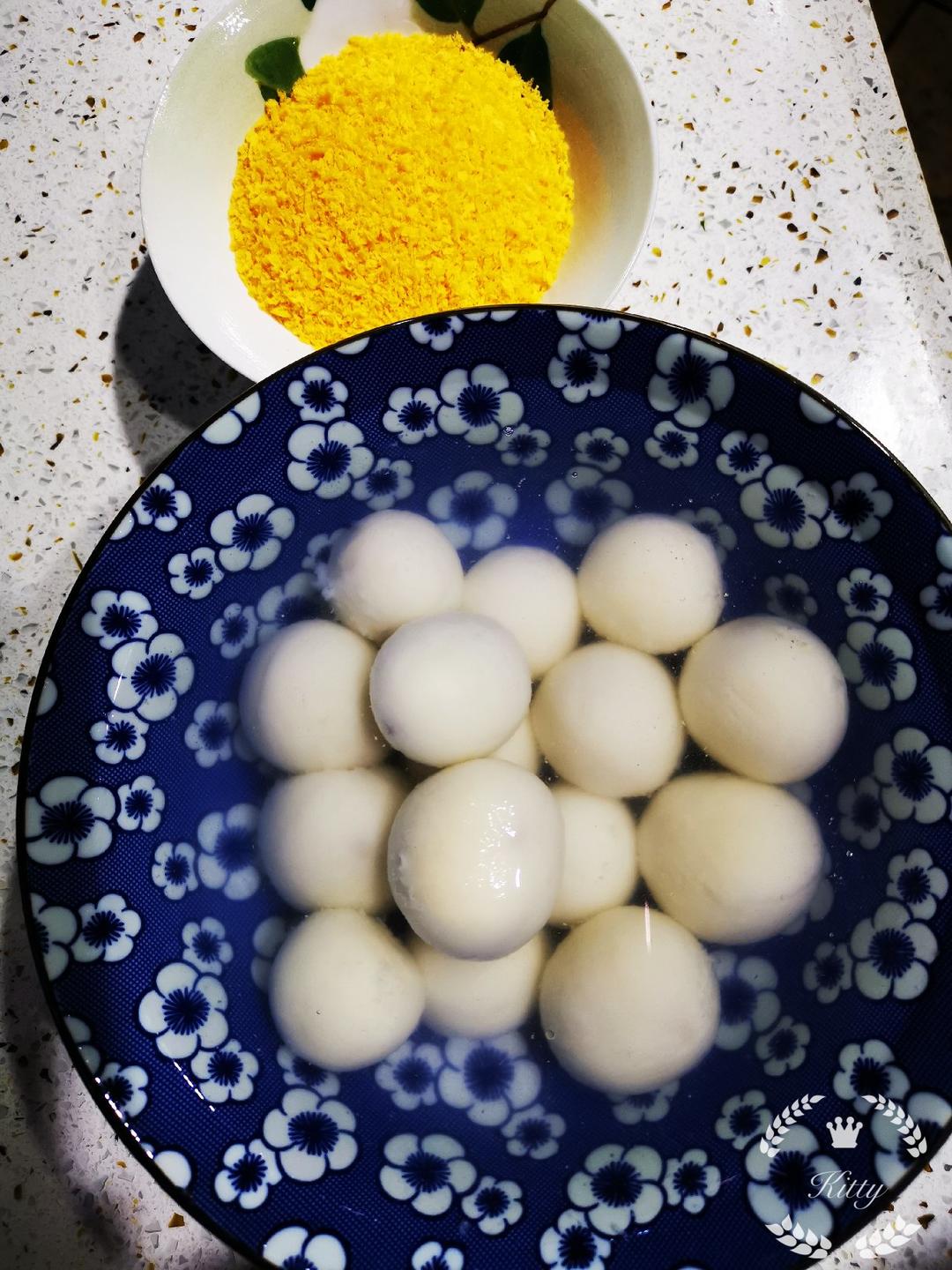 kitty1231做的简单快手油炸汤圆