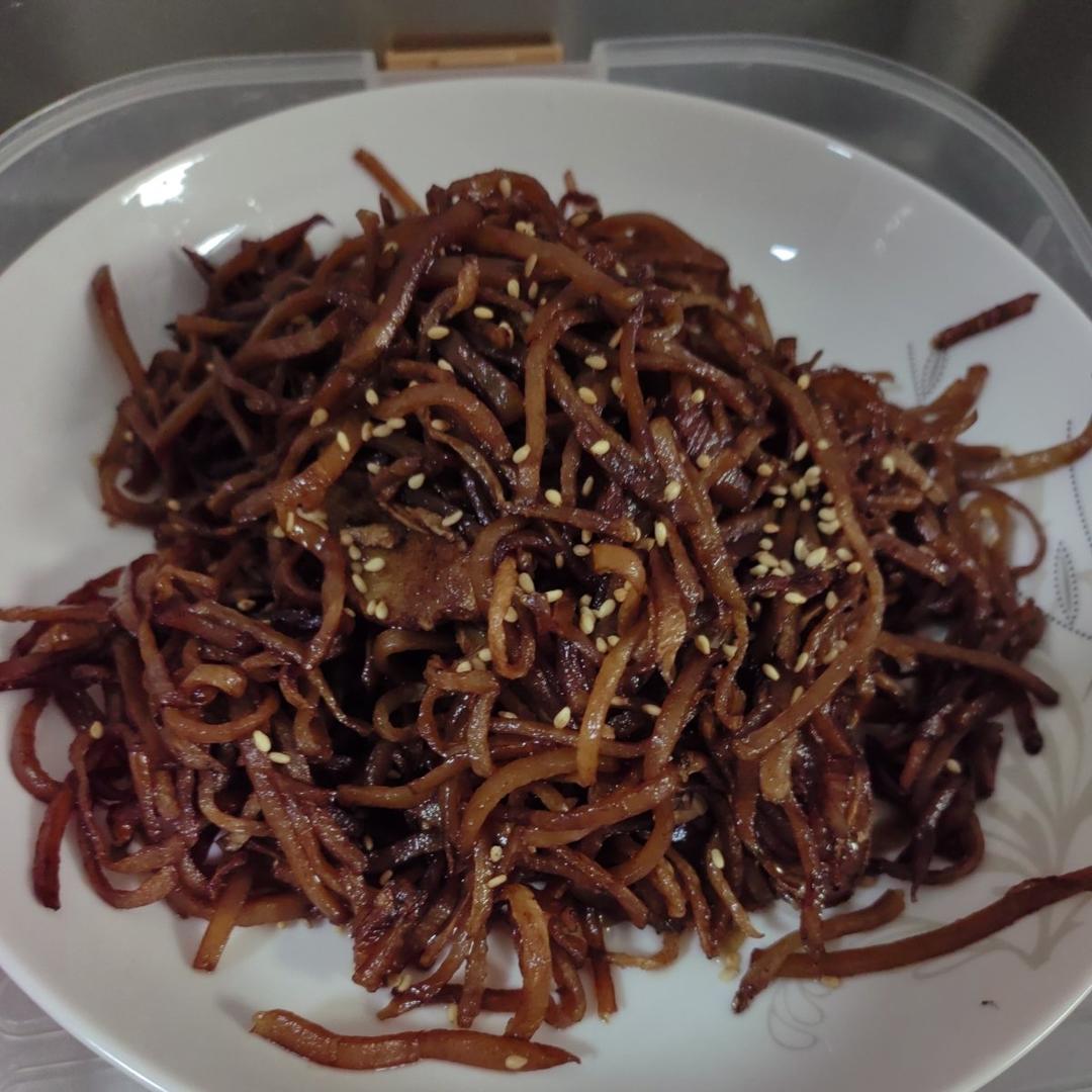 炒咸菜疙瘩丝
