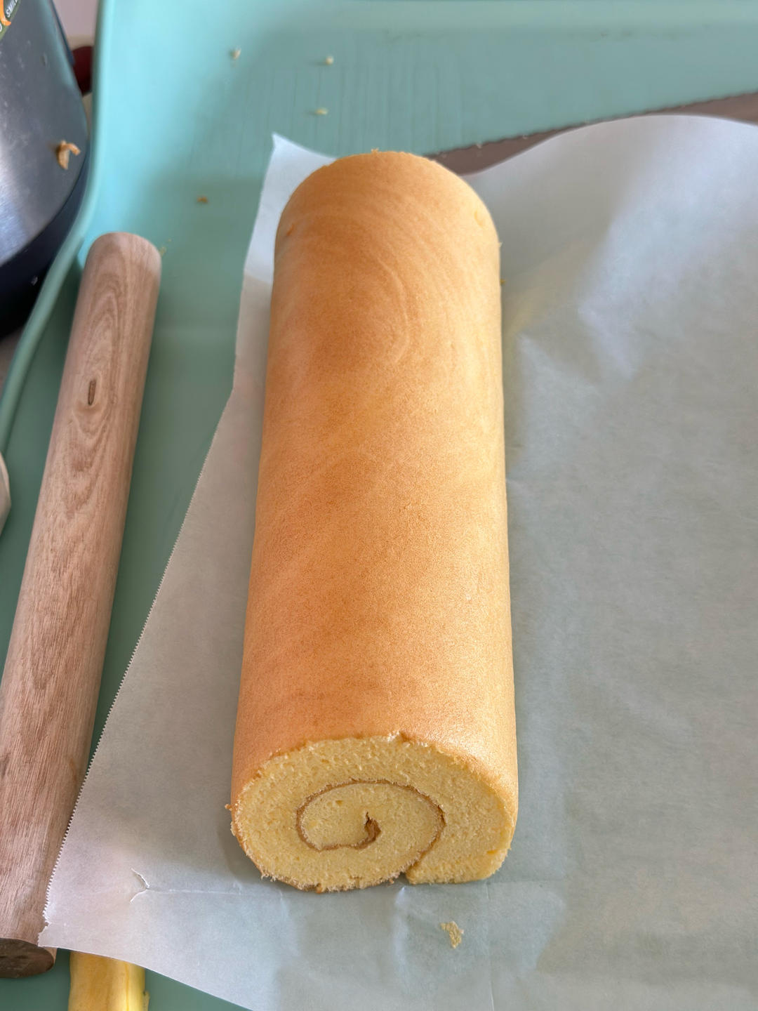 蛋糕卷这样做‼️不掉皮不开裂（小视频食谱）
