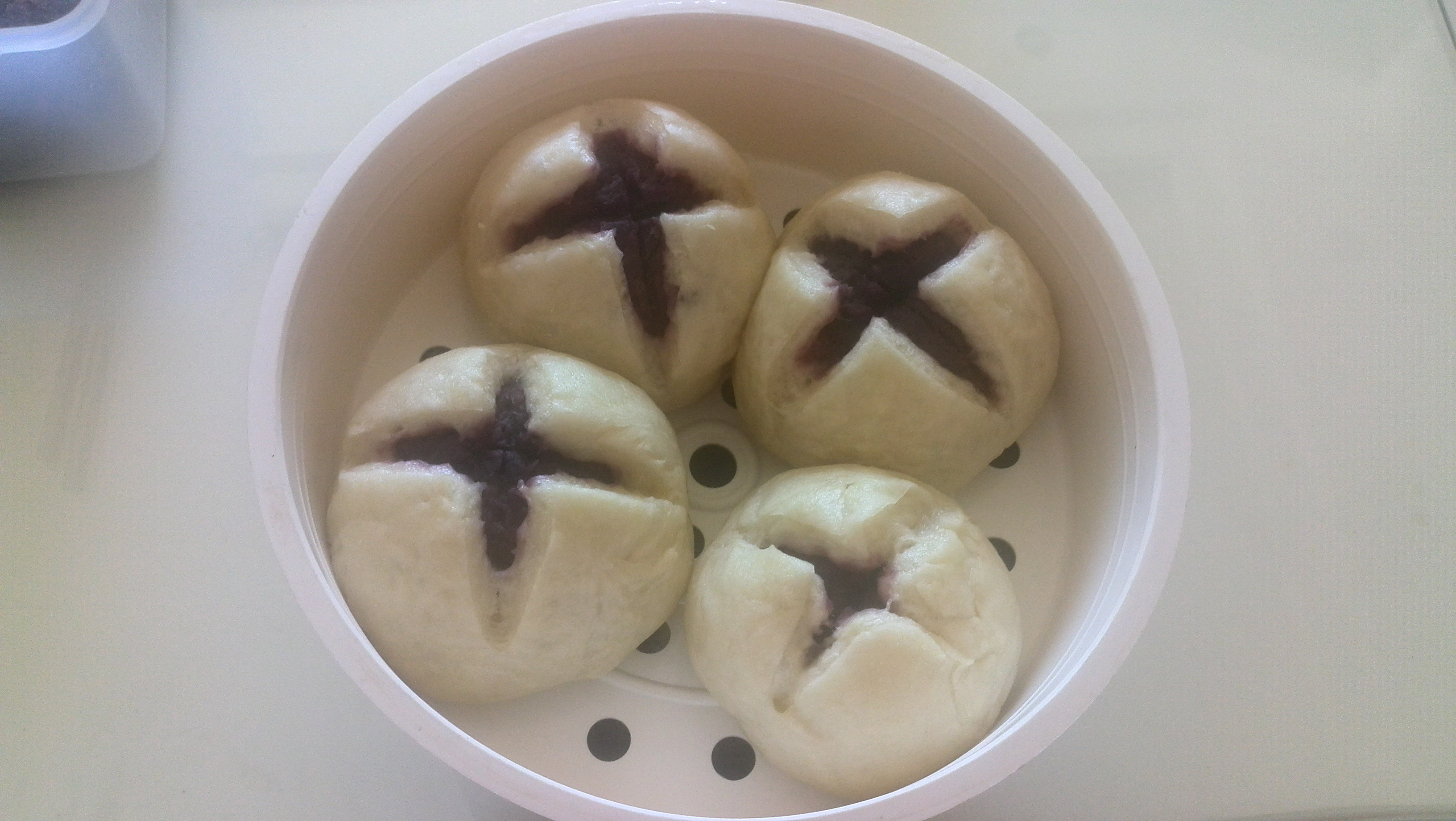 软馅儿版紫薯馒头