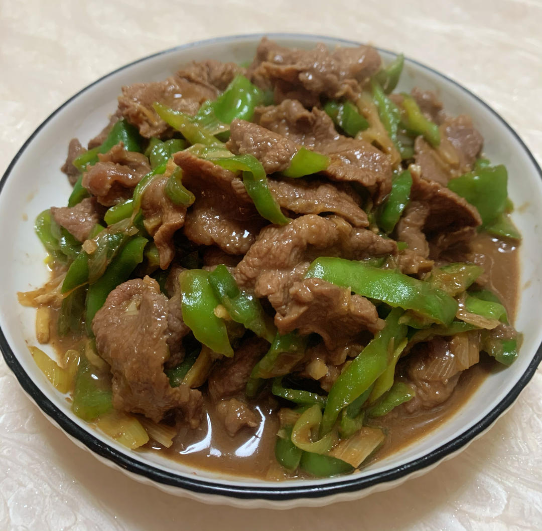 家常青椒炒牛肉🥩