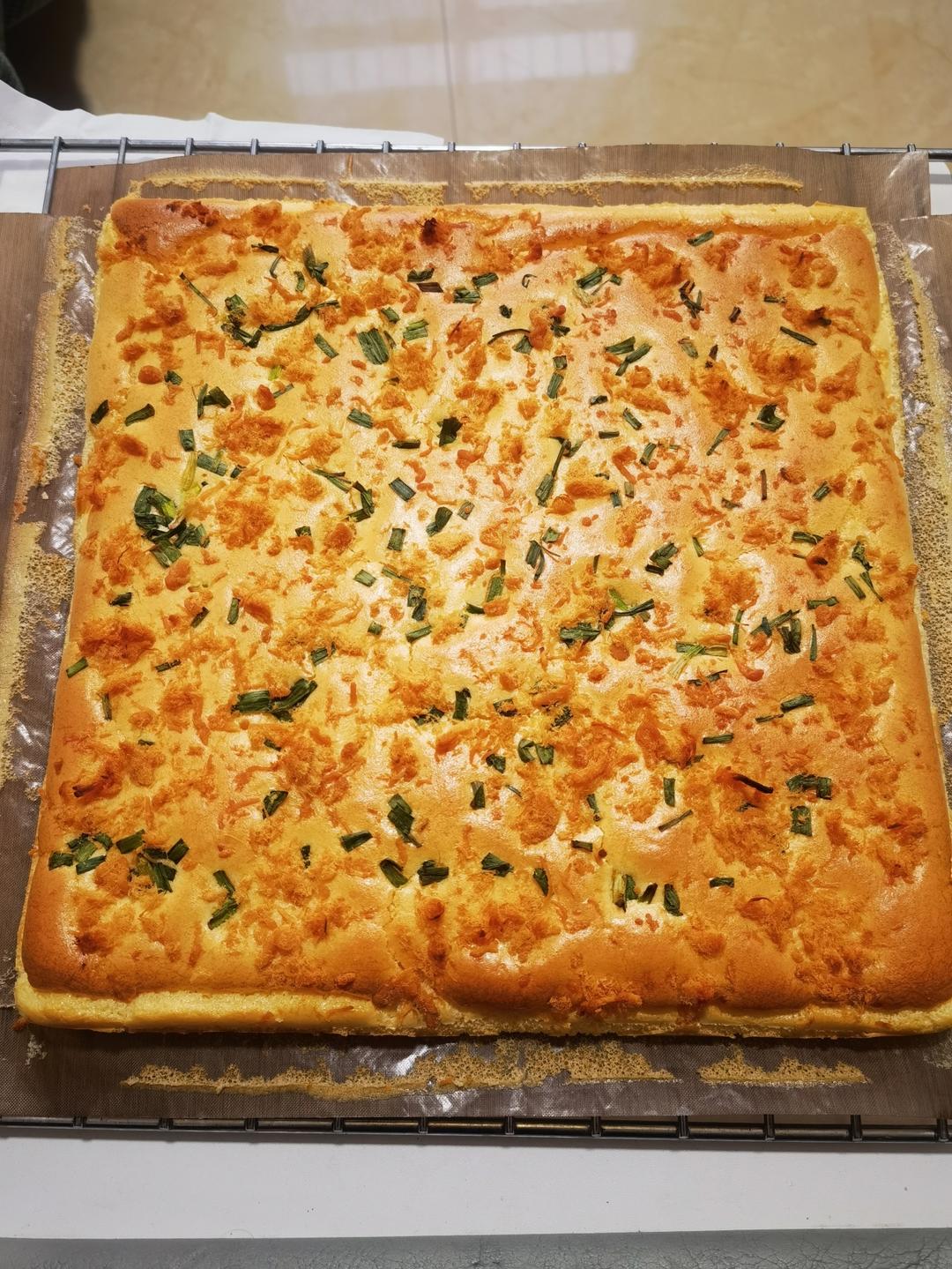 香葱肉松蛋糕卷-绵软细腻/可盐可甜