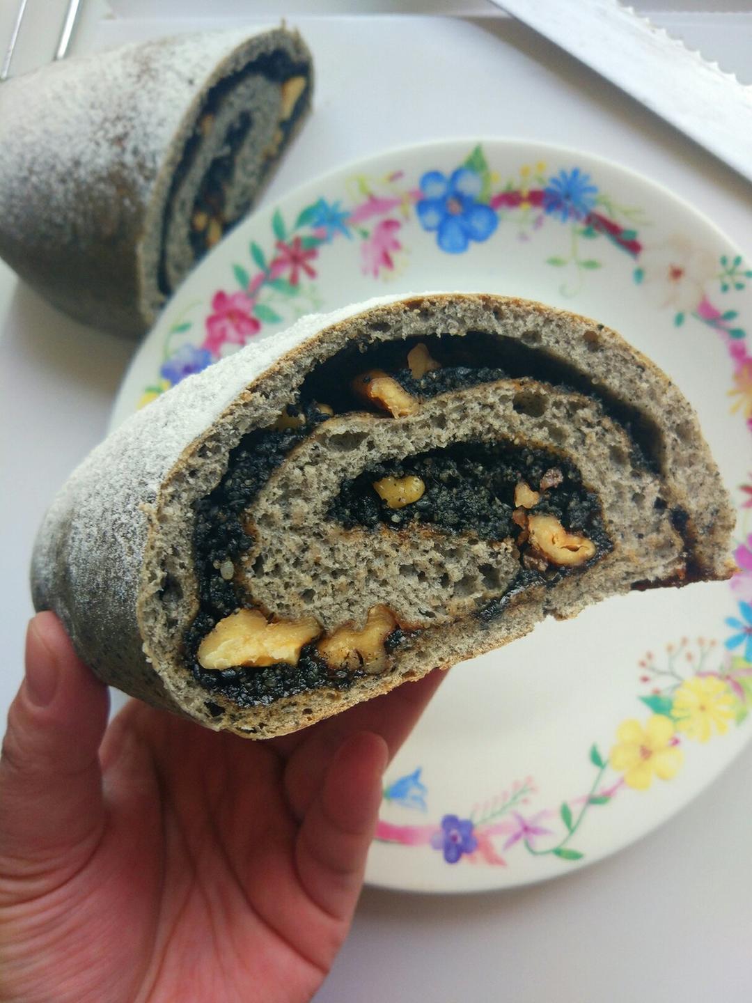 仿85度C家黑谷物核果（中种法）