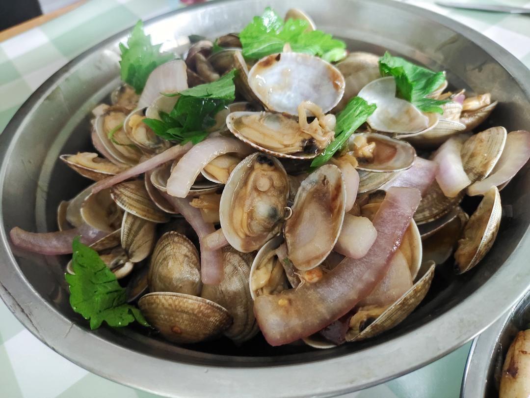 5分钟快手菜❗️秒杀路边摊爆炒花甲～好吃到爆