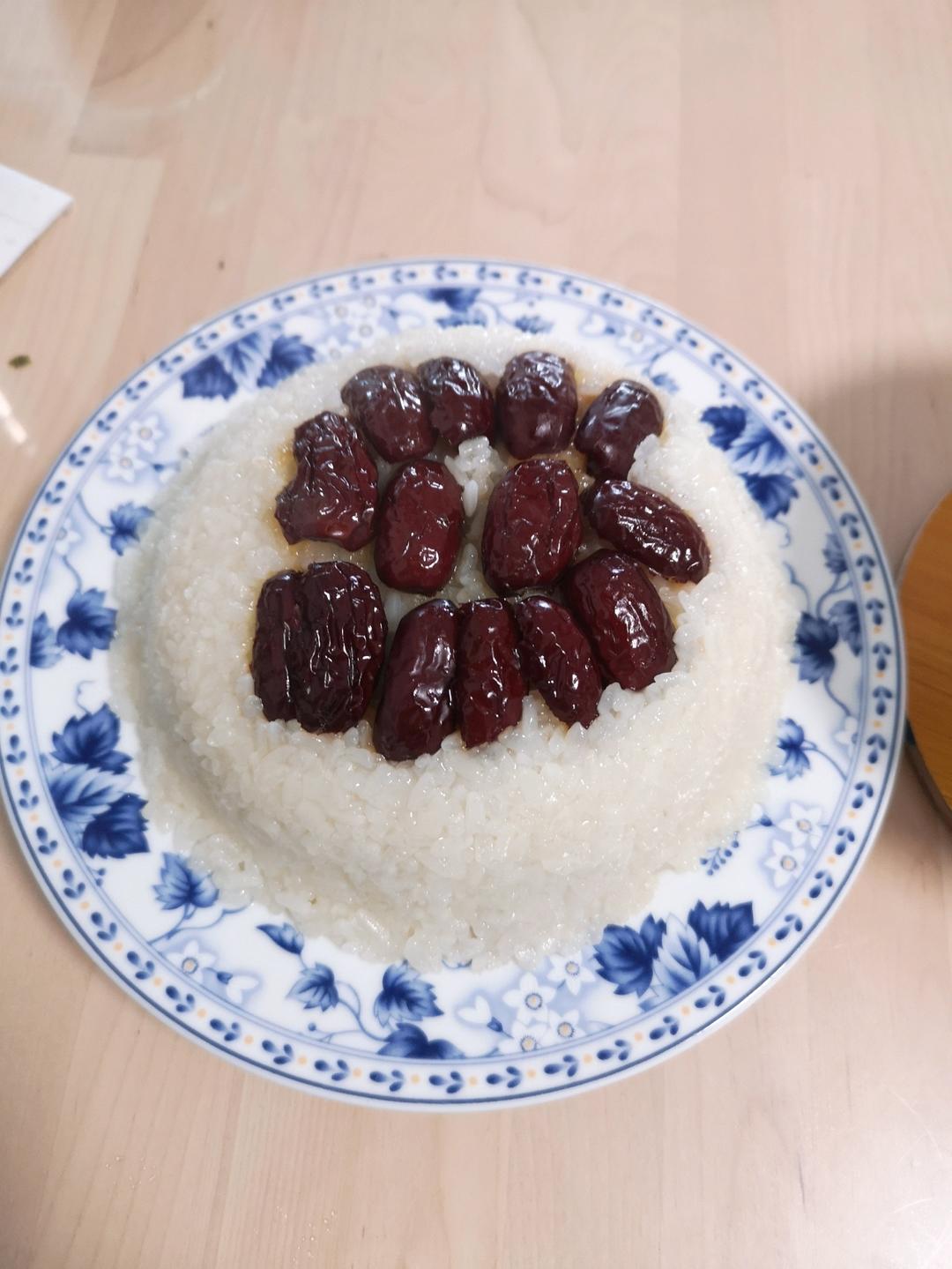 桂花豆沙八宝饭