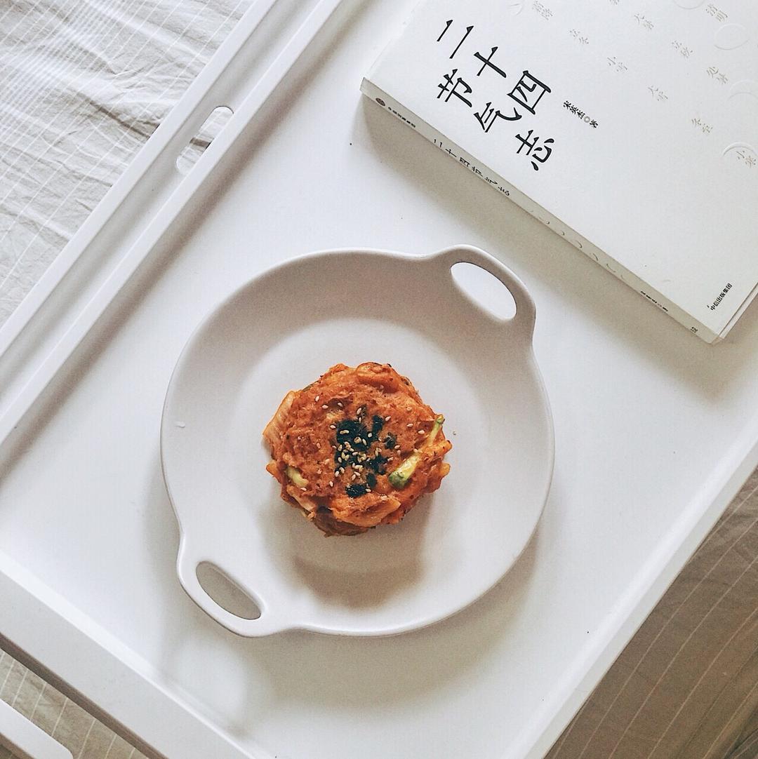 【韩食记】低脂开胃的金枪鱼泡菜饼 참치김치전（和米酒最配哦）