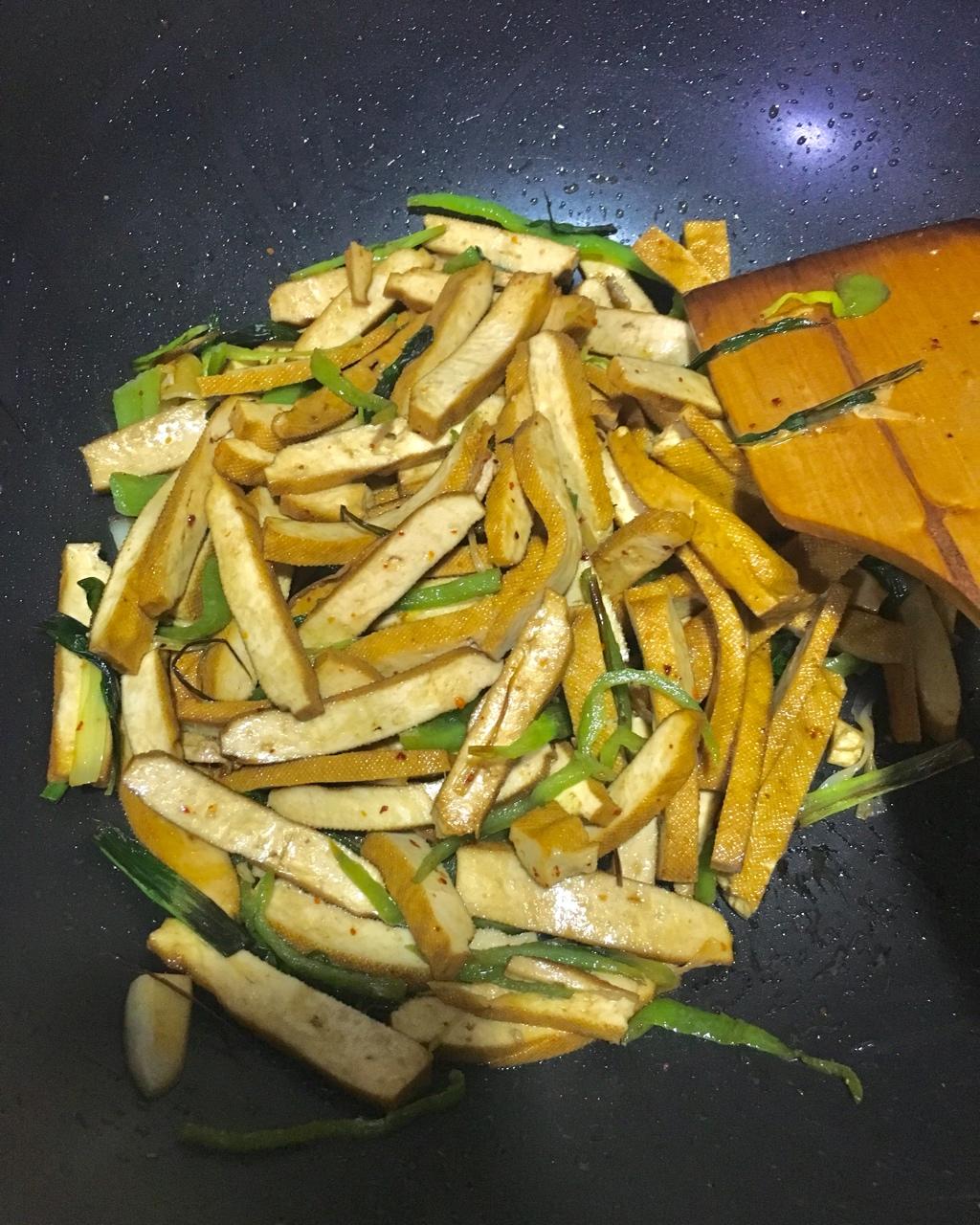 家常炒豆干