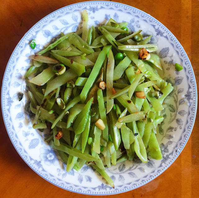 清炒扁豆丝