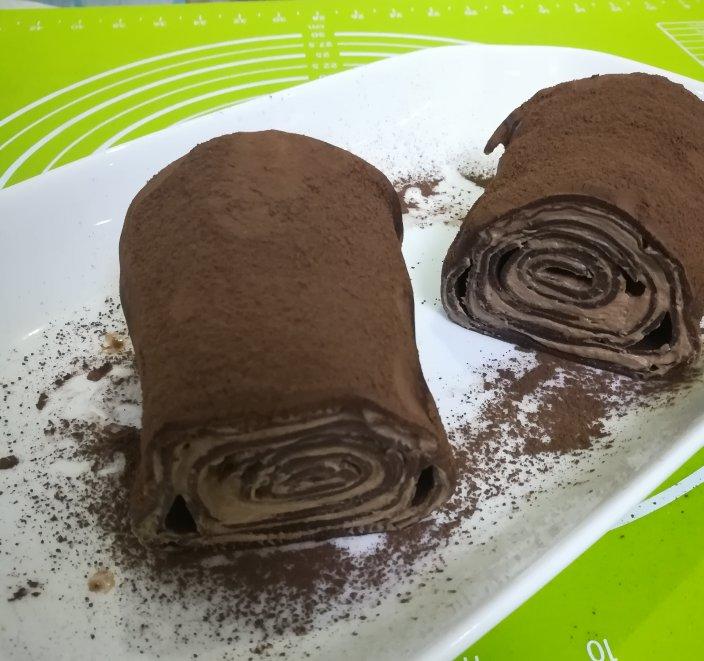 网红的毛巾卷蛋糕