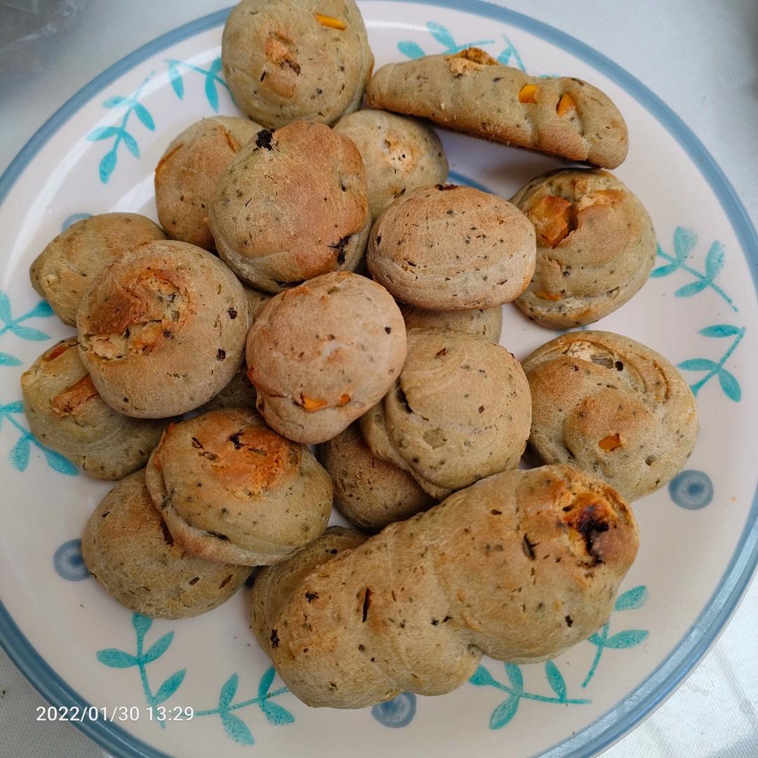 不用预拌粉的手指麻薯包💯成功